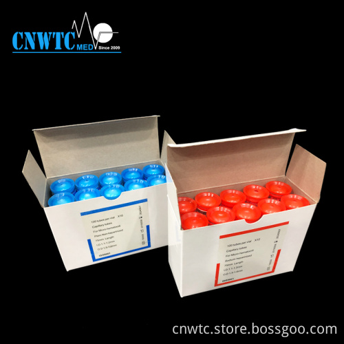 Blue and Red Micro Haematocrit Capillary Blood Tubes: The Essential Tools in Medical Testing